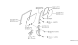 Diagram for Infiniti QX4 Window Run - 82223-0W000