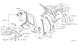 Diagram for Infiniti Fuel Door Hinge - 78836-0W000
