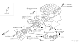 Diagram for 2001 Infiniti QX4 Water Pump Gasket - 21014-0W000