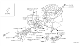 Diagram for 1999 Infiniti QX4 Water Pump Gasket - 21014-0W000