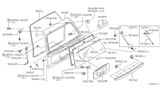 Diagram for 1997 Infiniti QX4 Lift Support - 90460-1W300