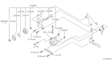 Diagram for 2003 Infiniti QX4 A/C Idler Pulley - 11925-AL500