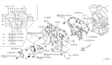 Diagram for 2001 Infiniti QX4 Timing Cover - 13501-0W000