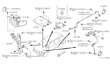 Diagram for Infiniti QX4 ABS Control Module - 47660-2W500