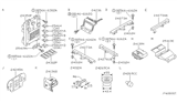 Diagram for 2002 Infiniti QX4 Relay Block - 24350-5W000