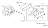 Diagram for 1998 Infiniti QX4 Light Socket - 26597-0W000