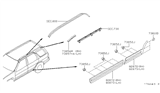 Diagram for Infiniti QX4 Door Moldings - 82870-1W305