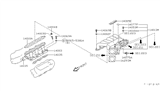 Diagram for Infiniti QX4 Engine Cover - 14041-1W300