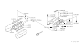 Diagram for 2000 Infiniti QX4 Engine Cover - 14041-1W300