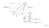 Diagram for 1997 Infiniti QX4 Window Motor - 80730-0W200