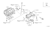 Diagram for Infiniti QX4 Oil Pan - 11110-4W010