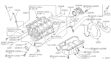 Diagram for 1998 Infiniti QX4 Oil Pan - 11110-0W000