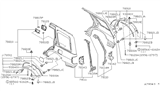 Diagram for Infiniti Fuel Door Hinge - 78836-50J10