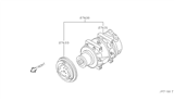 Diagram for 1998 Infiniti QX4 A/C Clutch - 92660-0W000