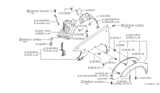 Diagram for 2000 Infiniti QX4 Fender - 63100-1W330