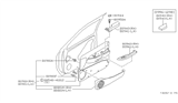 Diagram for 1998 Infiniti QX4 Armrest - 80940-0W200