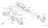 Diagram for 2003 Infiniti QX4 Brake Drum - 43206-2S600