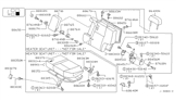 Diagram for 1998 Infiniti QX4 Armrest - 88700-1W301