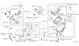 Diagram for 2000 Infiniti QX4 Air Intake Coupling - 16578-0W001