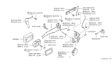 Diagram for 1999 Infiniti QX4 Door Handle - 80607-1W310