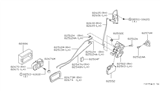 Diagram for 1997 Infiniti QX4 Door Handle - 82606-1W311