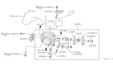 Diagram for Infiniti I30 Throttle Position Sensor - 22620-4M500