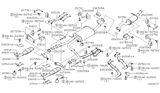 Diagram for Infiniti QX4 Exhaust Hanger - 20610-1W000