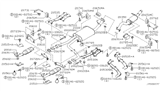 Diagram for Infiniti Muffler Hanger Straps - 20610-1W000