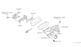 Diagram for Infiniti QX4 Exhaust Heat Shield - 16590-0W002