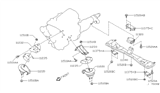 Diagram for 2000 Infiniti QX4 Engine Mount - 11375-2W101