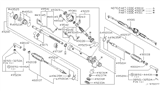 Diagram for Infiniti QX4 Steering Gear Box - 49001-0W010