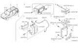 Diagram for 2002 Infiniti QX4 Antenna - 25975-3W400