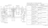 Diagram for Infiniti QX4 Instrument Panel Light Bulb - 24860-18L00