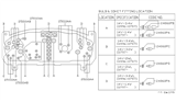 Diagram for 1998 Infiniti QX4 Instrument Panel Light Bulb - 24860-18L00