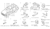 Diagram for 2003 Infiniti QX4 Seat Switch - 25491-4W300