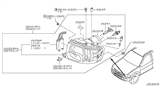 Diagram for 2001 Infiniti QX4 Headlight - 26060-3W729