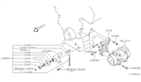 Diagram for 2003 Infiniti QX4 A/C Idler Pulley - 11927-AG300