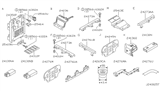 Diagram for 2003 Infiniti QX4 Relay Block - 24350-5W900