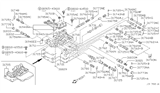 Diagram for 1998 Infiniti QX4 Valve Body - 31705-46X01