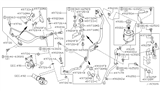 Diagram for 2002 Infiniti QX4 Power Steering Reservoir - 49180-4W000