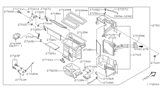 Diagram for Infiniti QX4 Blend Door Actuator - 27731-1W600