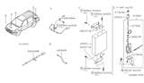 Diagram for 1998 Infiniti QX4 Antenna - 28200-1W200