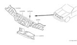 Diagram for Infiniti Air Deflector - 62822-67U00