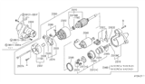 Diagram for Infiniti Starter Brush - 23380-60U11