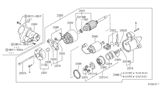 Diagram for 1990 Infiniti Q45 Starter Motor - 23300-60U10