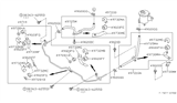 Diagram for 1996 Infiniti Q45 Power Steering Hose - 49721-60U23