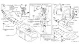 Diagram for 1992 Infiniti Q45 Fuel Filler Neck - 17221-60U00