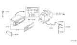 Diagram for 1993 Infiniti Q45 Blower Control Switches - 28525-67U00