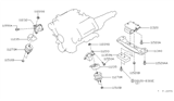 Diagram for Infiniti Q45 Transmission Mount - 11331-60U00