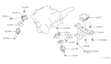 Diagram for 1991 Infiniti Q45 Engine Mount Bracket - 11232-60U01